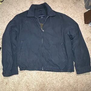 Vintage Hathaway Men's Dark Blue Jacket
